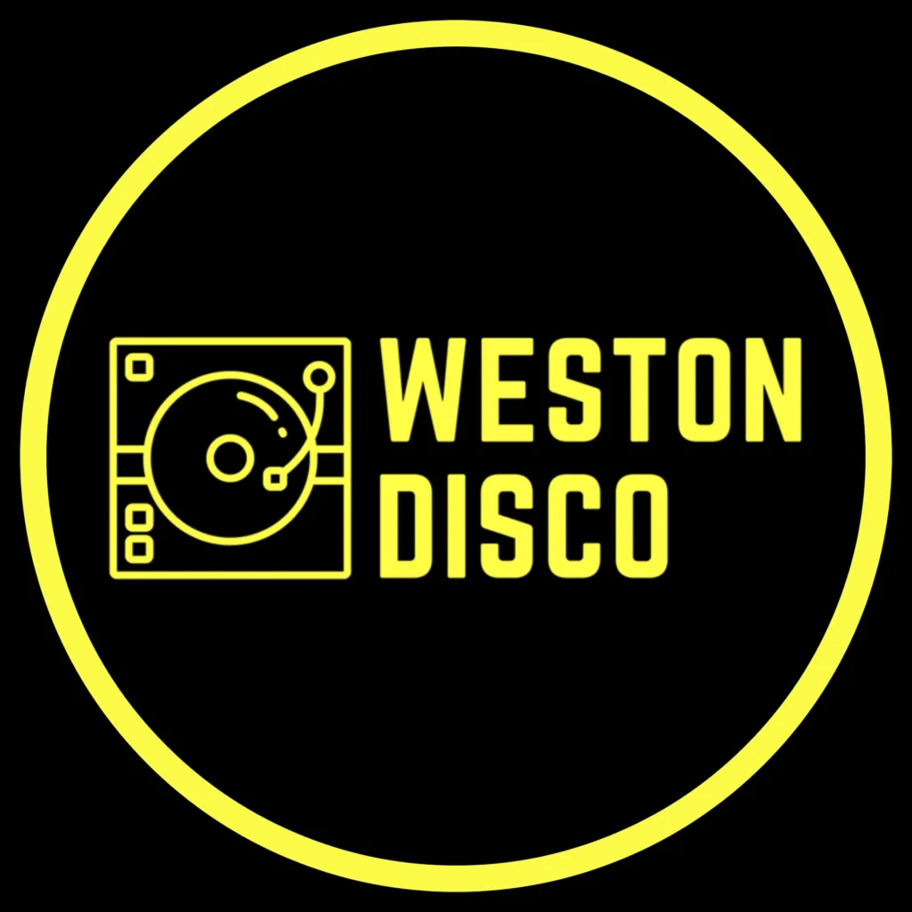 weston disco round logo vinyl