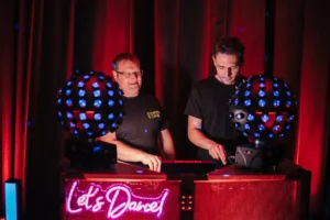 DJk and DJ Hamez on the decks - mobile dj