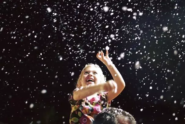 snow machine girl hire
